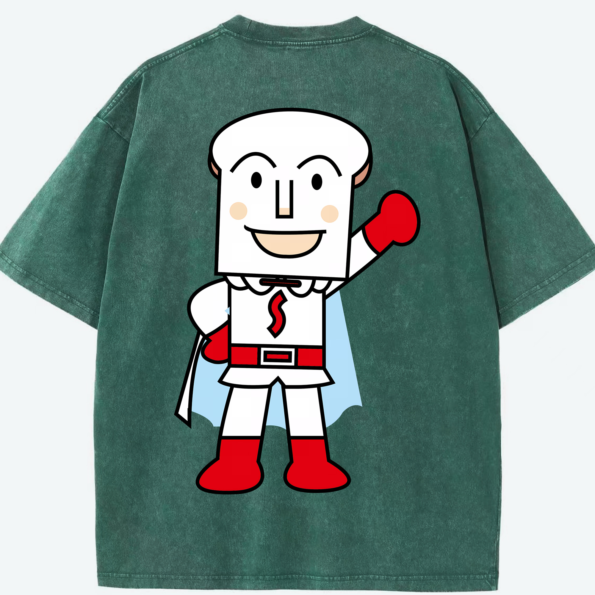 （画像用） アンパンマン Anpanman 綿100% ヴィンテージ風 半袖Tシャツ（背面プリント）